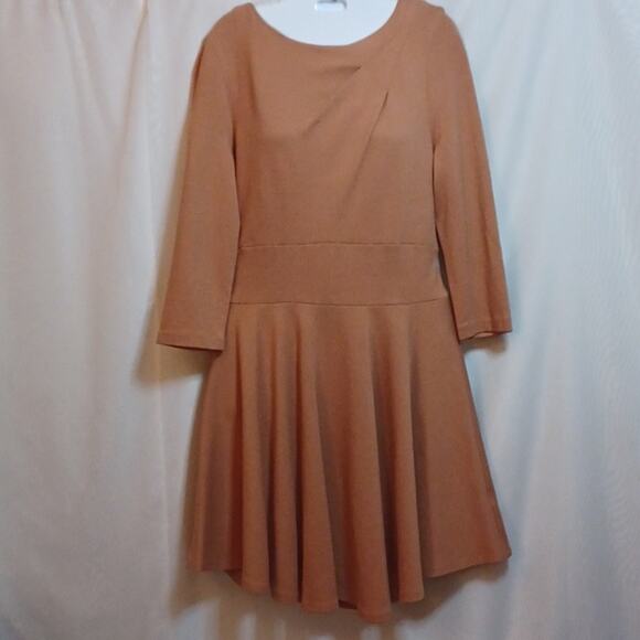 ASOS Dresses & Skirts - ASOS Women's Fit & Flare Peach Skater Midi Dress. Size 12